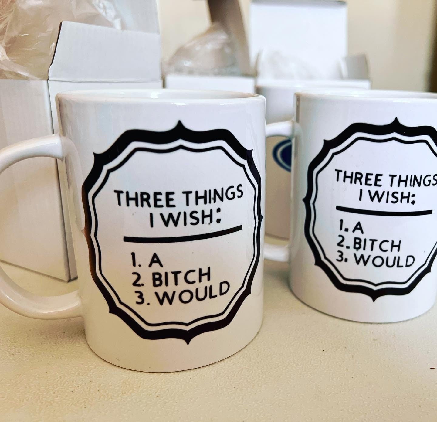 Three Things I Wish - 15 oz Ceramic Mug